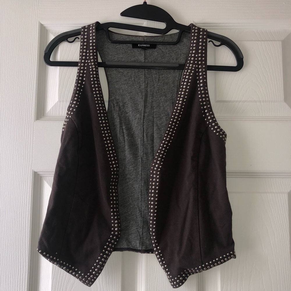 Express Gray Vest